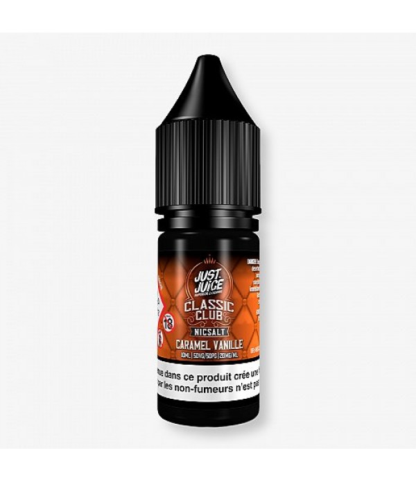 Caramel Vanille Nic Salt Classic Club Just Juice 10ml