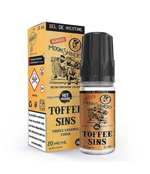 Toffee Sins Nic Salt Moonshiners 10ml