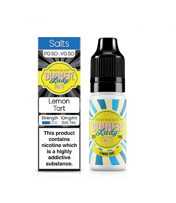 Lemon Tart Salt Nic Dinner Lady 10ml 20mg