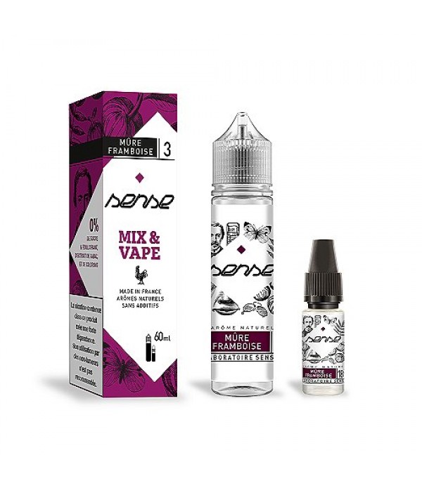 Pack 50ml + 10ml Mûre Framboise Sense - 03mg