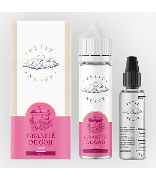 Granité De Goji Petit Nuage 60ml + Fiole Vide 30ml Graduée