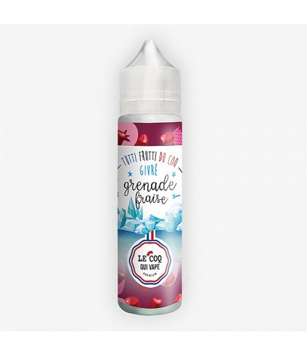 Grenade Fraise Givré Le Coq Qui Vape Premium 50ml