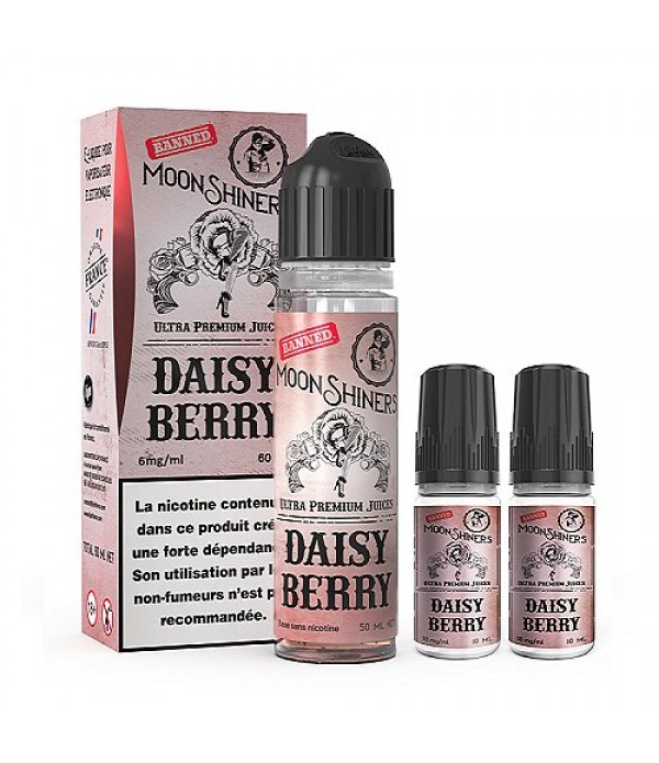 Pack 40ml + 2x10ml Daisy Berry Moonshiners - 06mg