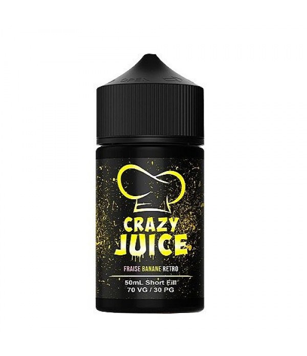 Fraise Banane Retro Crazy Juice Mukk Mukk 50ml