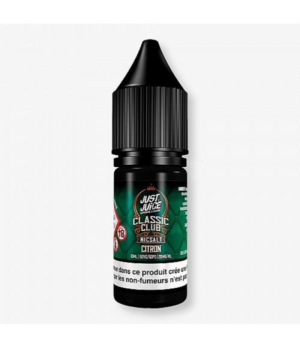 Citron Nic Salt Classic Club Just Juice 10ml