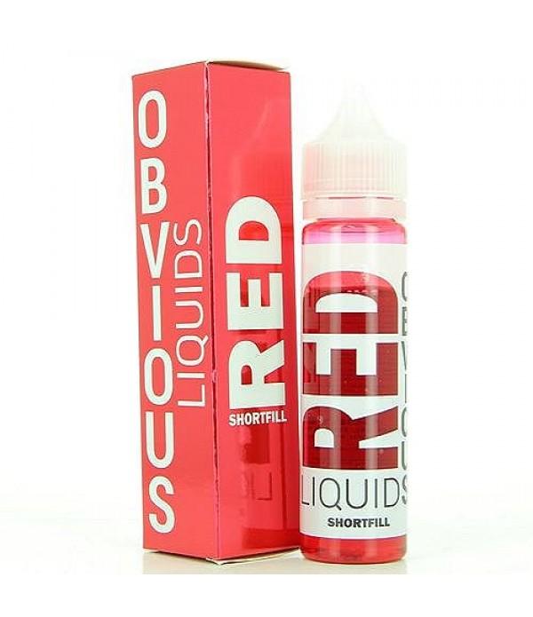 Red ShortFill Obvious Liquids 50ml