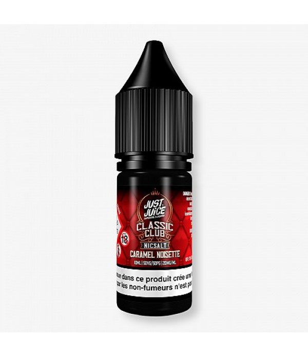 Caramel Noisette Nic Salt Classic Club Just Juice 10ml