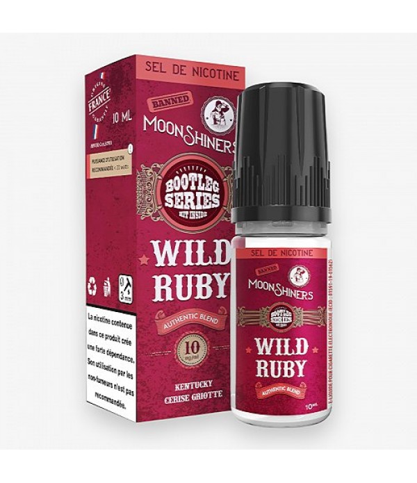 Wild Ruby Nic Salt Authentic Blend Moonshiners 10m...