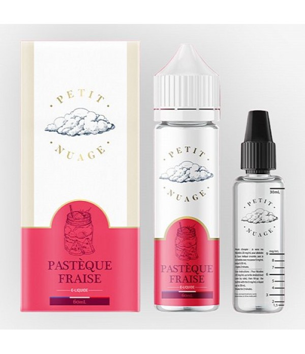 Pastèque Fraise Petit Nuage 60ml + Fiole Vide 30m...