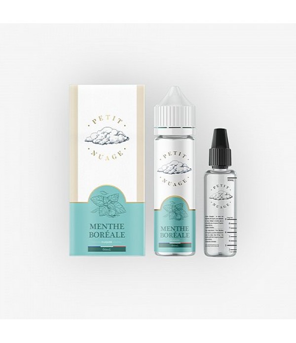 Menthe Boréale Petit Nuage 60ml + Fiole Vide 30ml...