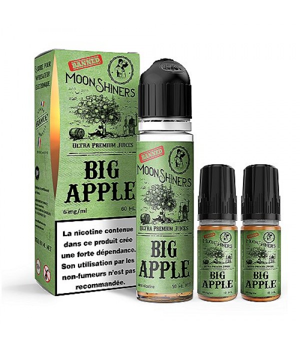 Pack 40ml + 2x10ml Big Apple Moonshiners - 06mg