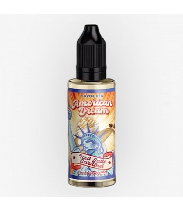 Iced Latte Caramel Concentré American Dream Savourea 30ml