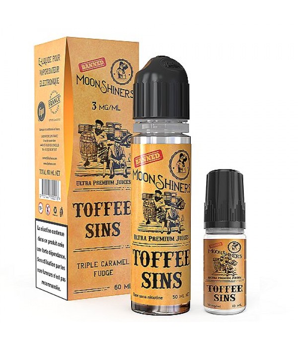 Pack 50ml + 10ml Toffee Sins Moonshiners - 03mg