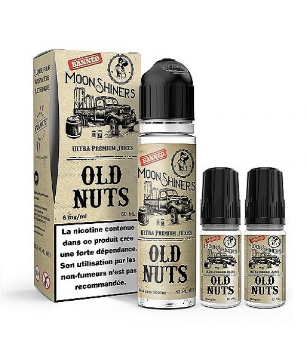 Pack 40ml + 2x10ml Old Nuts Moonshiners - 06mg