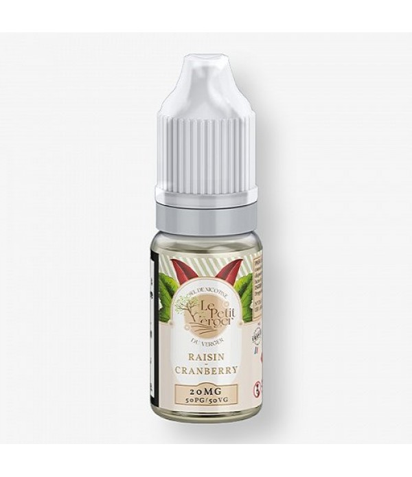 Raisin Cranberry Nic Salt Le Petit Verger 10ml