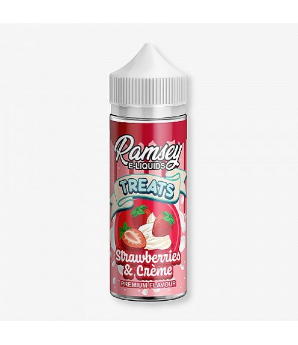 Strawberries & Crème Treats Ramsey E-Liquids ...