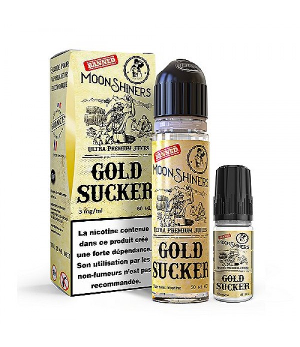 Pack 50ml + 10ml Gold Sucker Moonshiners - 03mg