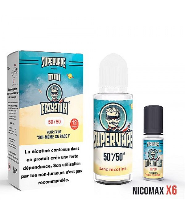 Base Mini Easy 2 Mix 50/50 12mg 100ml SuperVape