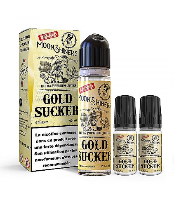 Pack 40ml + 2x10ml Gold Sucker Moonshiners - 06mg