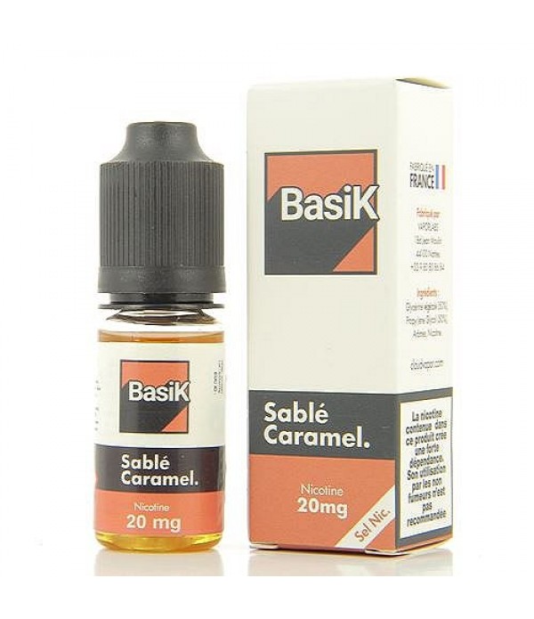 Sablé Caramel Nic Salt BasiK Cloud Vapor 10ml