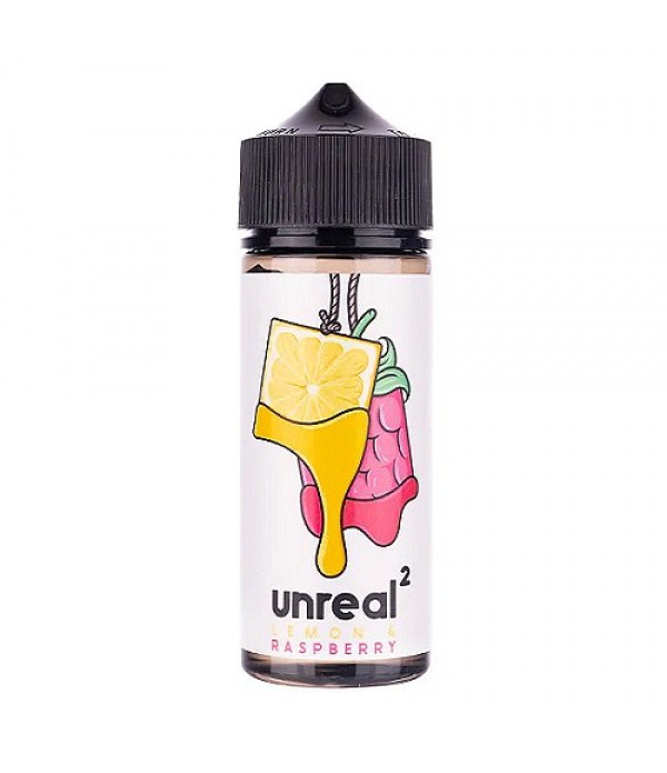 Lemon and Raspberry Unreal 2 Jack Rabbit 100ml