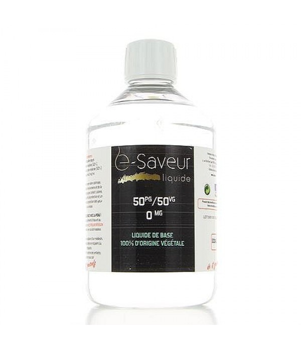 Base 500ml 50/50 00mg E Saveur