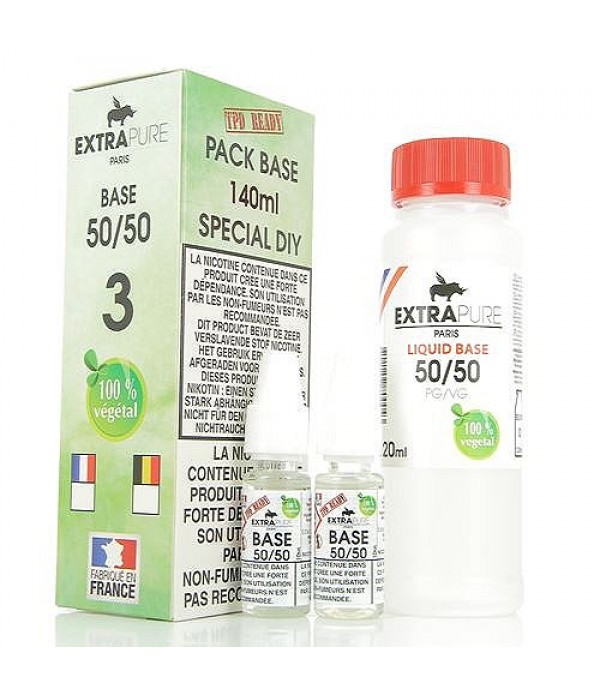 Pack Base 140ml 50/50 03mg Extrapure